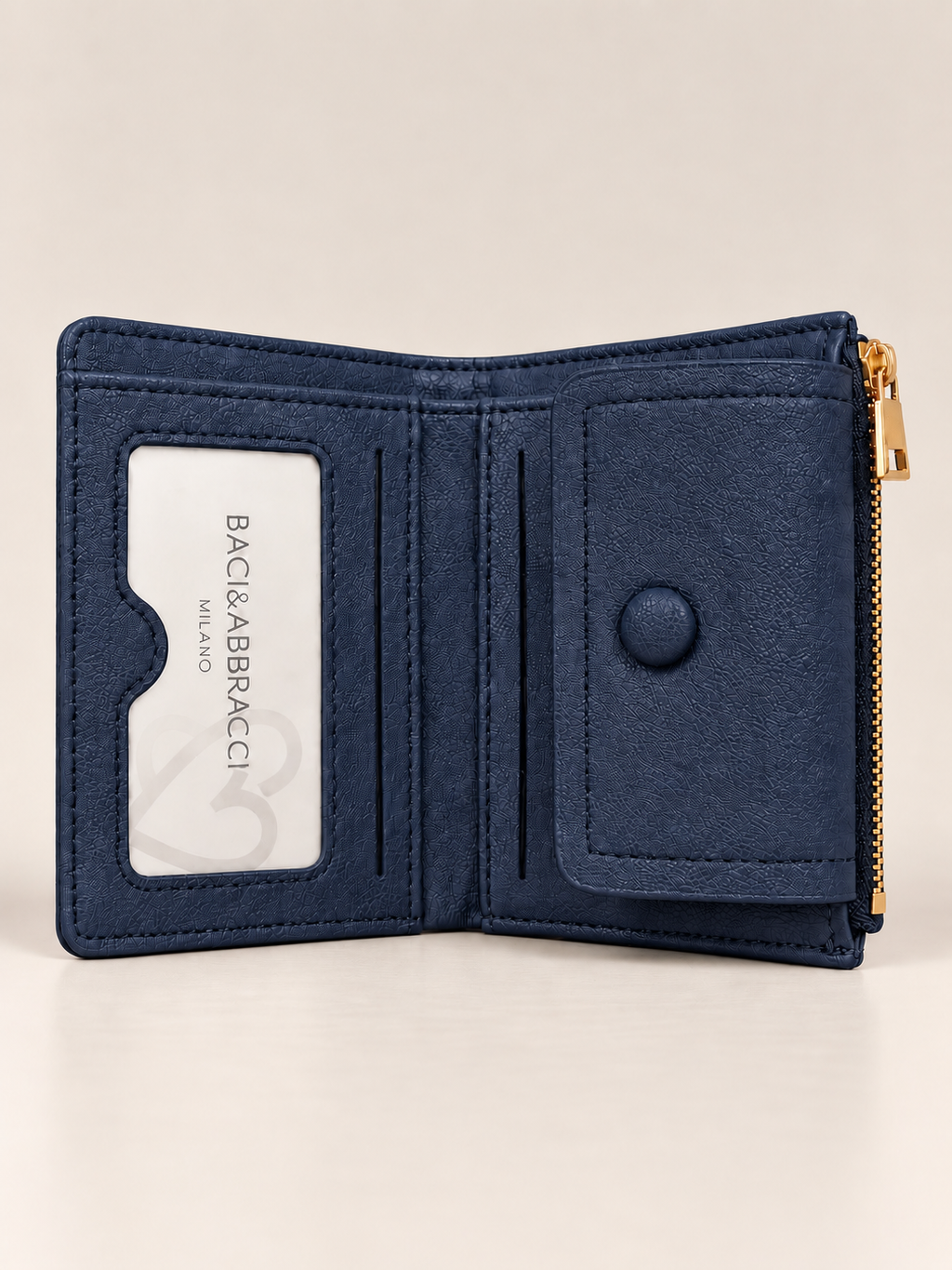Portafoglio Baci & Abbracci Grace Blu Polvere