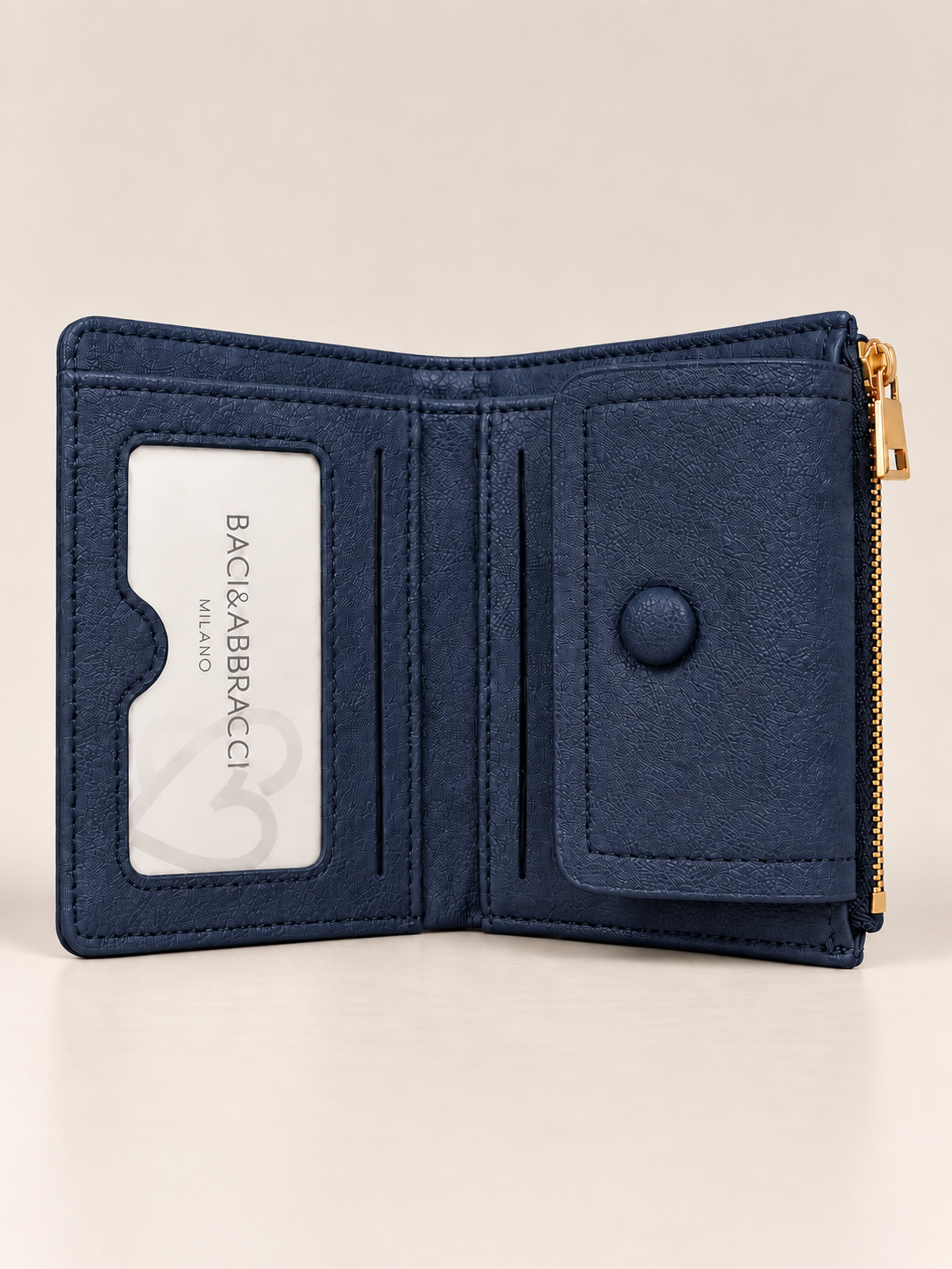Portafoglio Baci & Abbracci Grace Blu Polvere