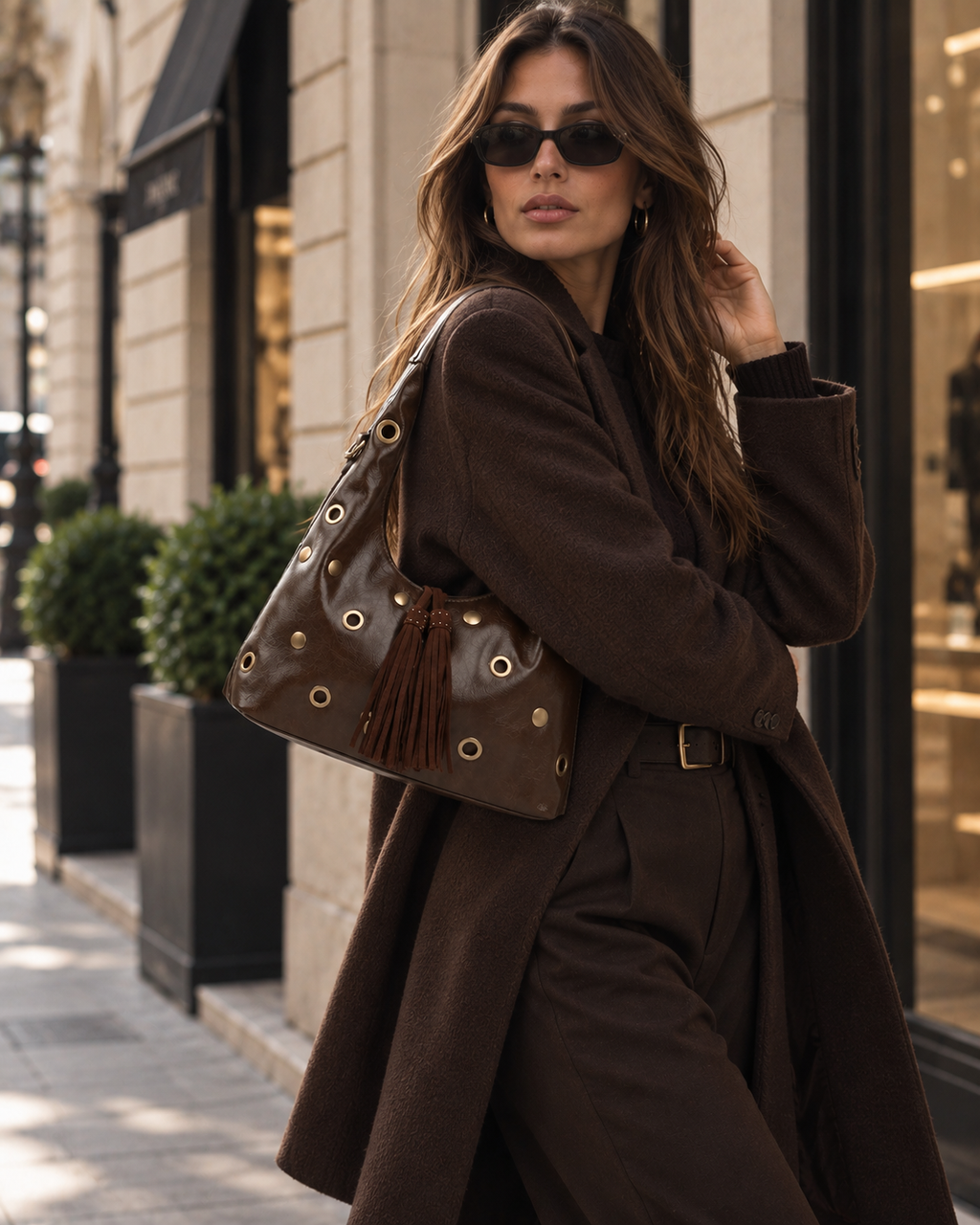 Borsa Regina Marrone Scuro