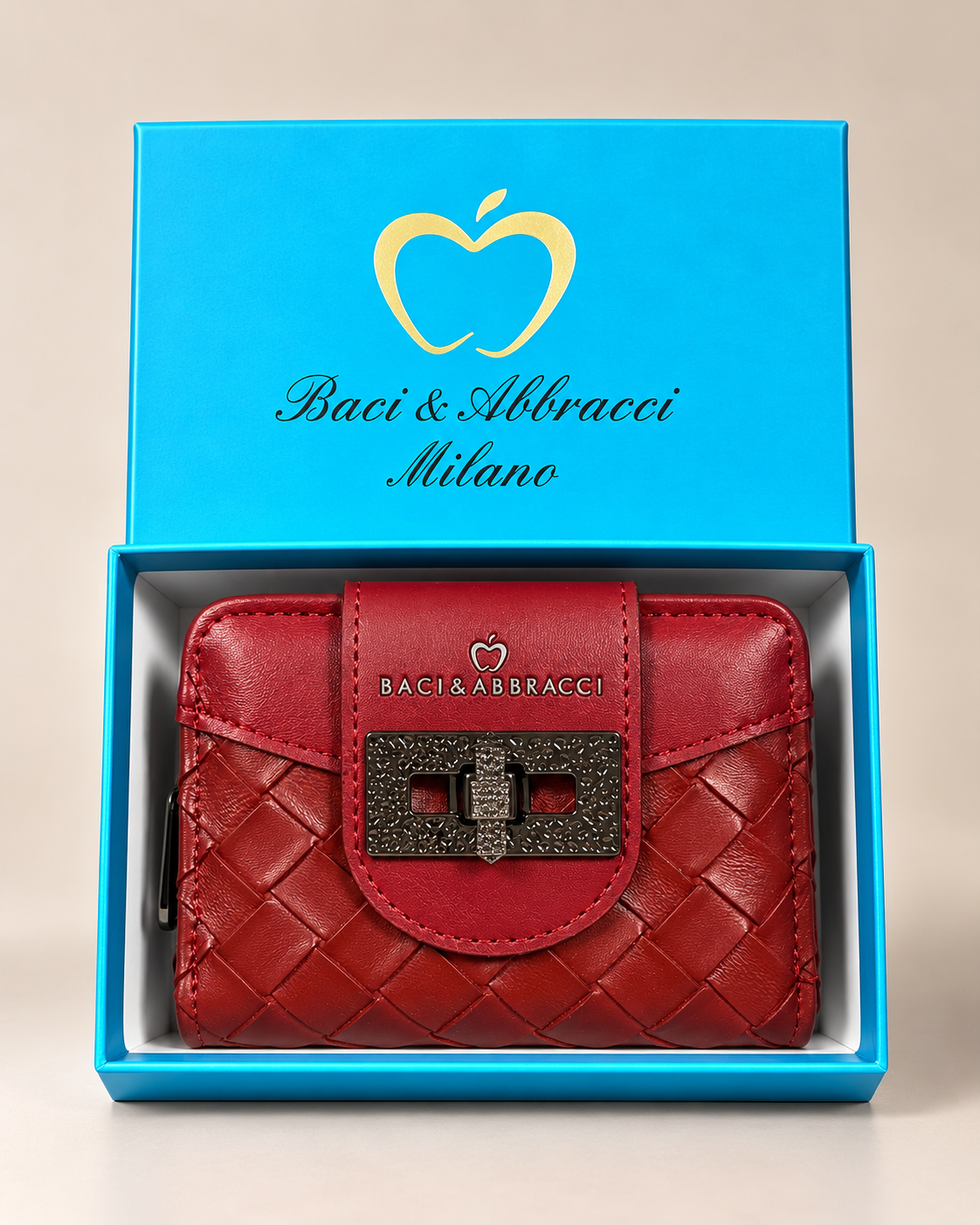 Portafoglio Baci & Abbracci Scarlett Rosso