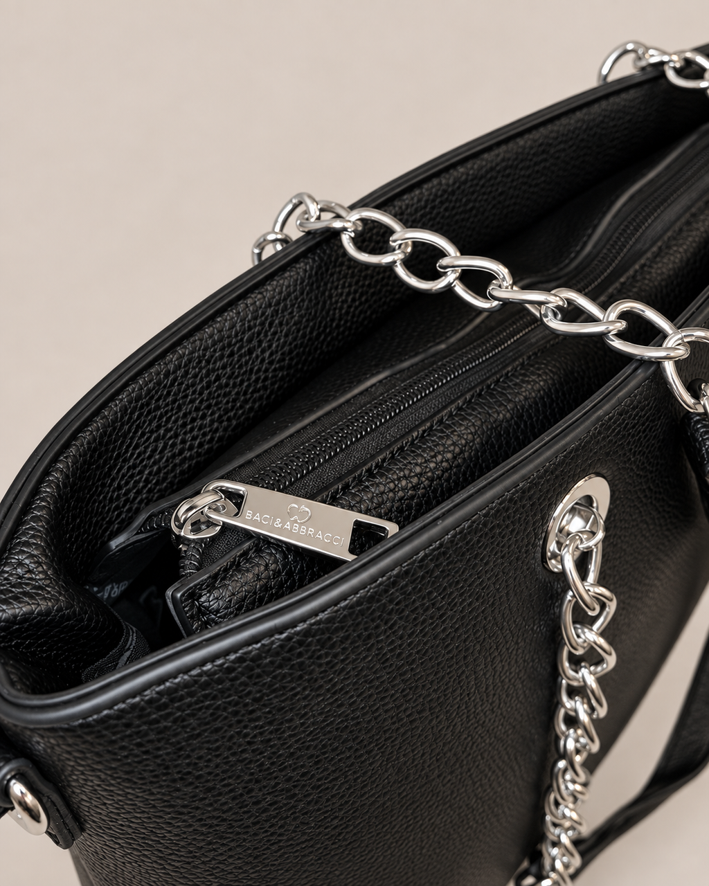 Baci & Abbracci Arielle – Black 3-in-1 Bag