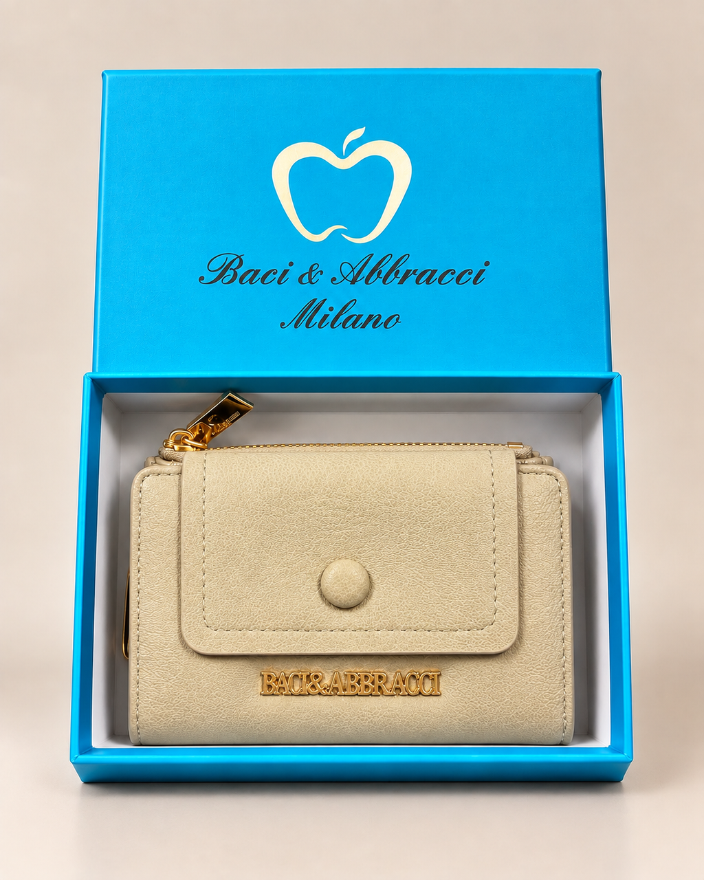 Portafoglio Baci & Abbracci Grace Beige