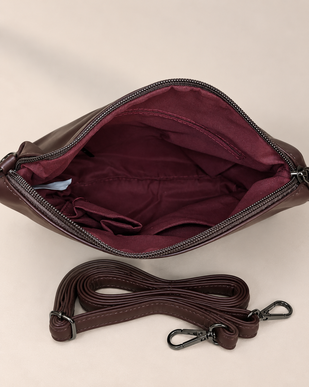 Borsa Victoria Marrone