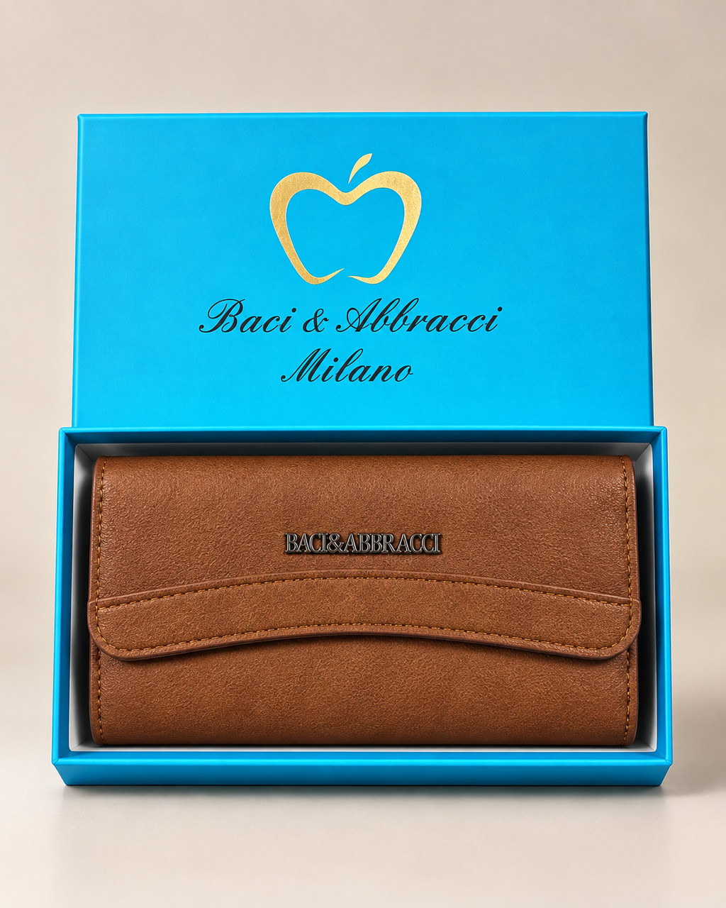 Portafoglio Baci & Abbracci Camilla Marrone