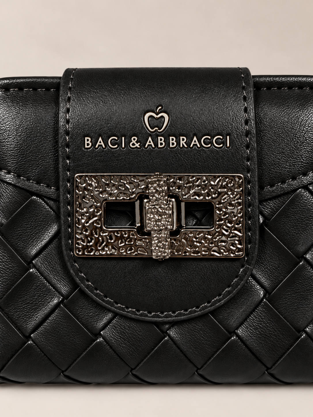 Portafoglio Baci & Abbracci Scarlett Nero